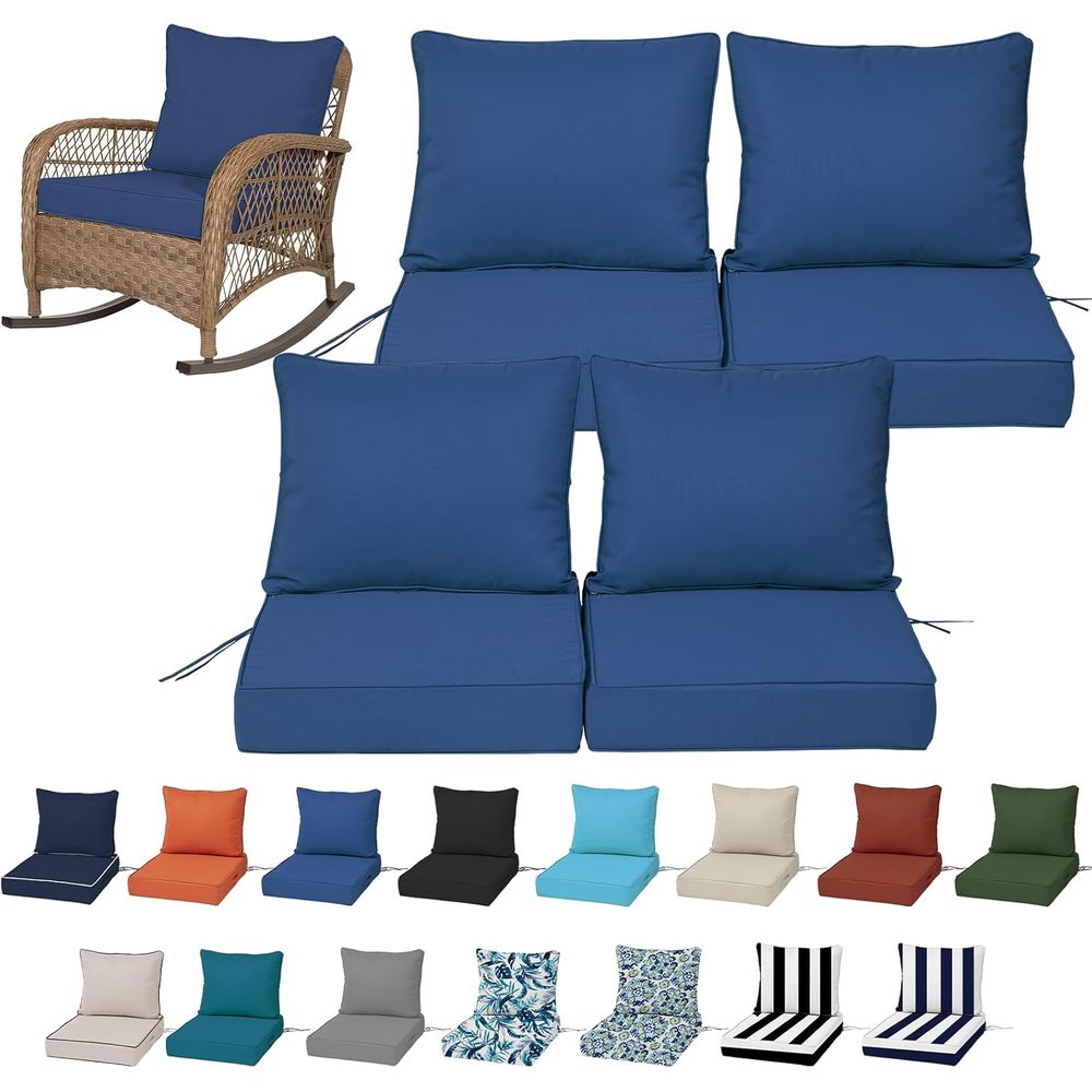 Outdoor Furniture For Patio - 24x24 Outdoor Deep Seat Cushions Set