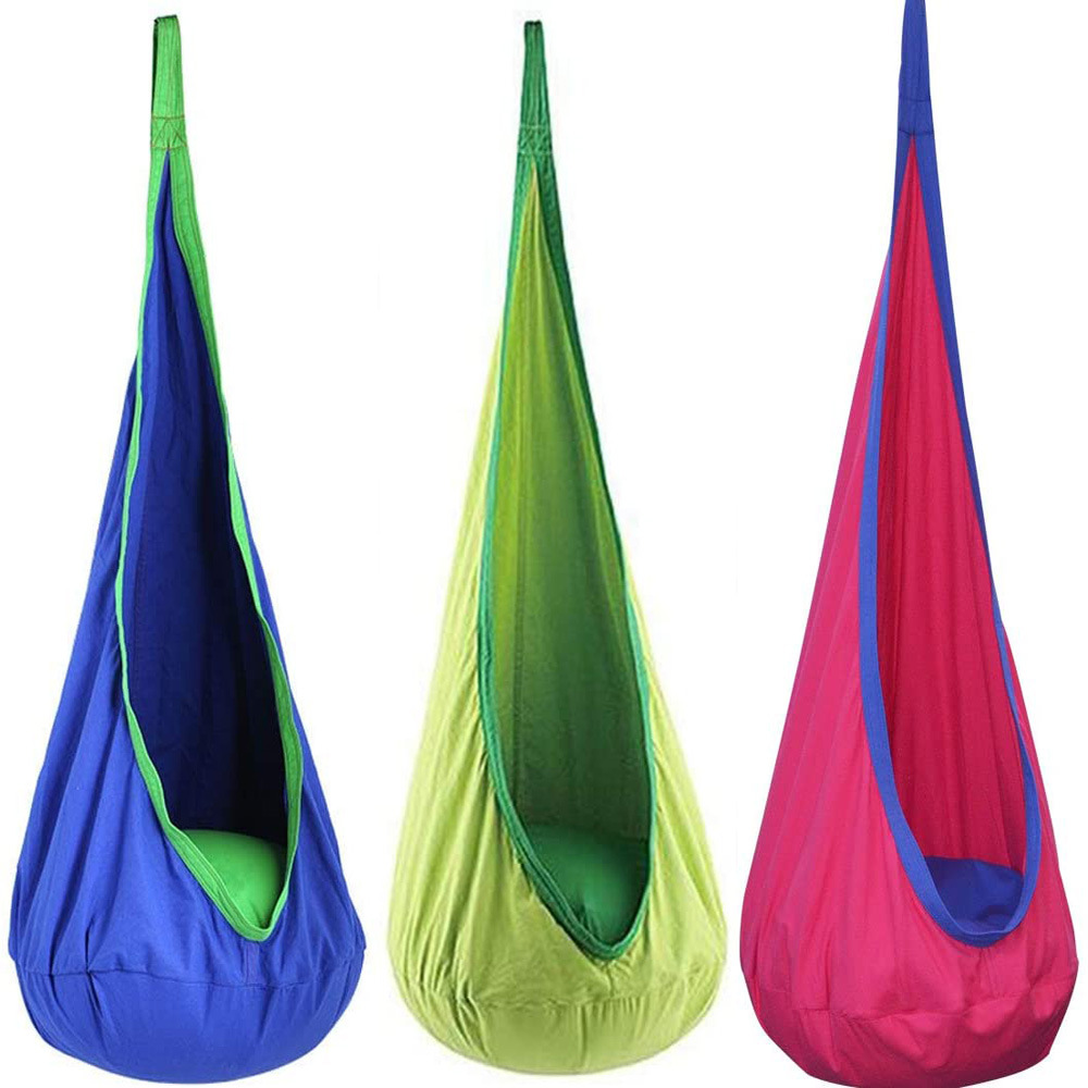 Outdoor Furniture Kids - New Children's Hanging Chair Portable Parachute