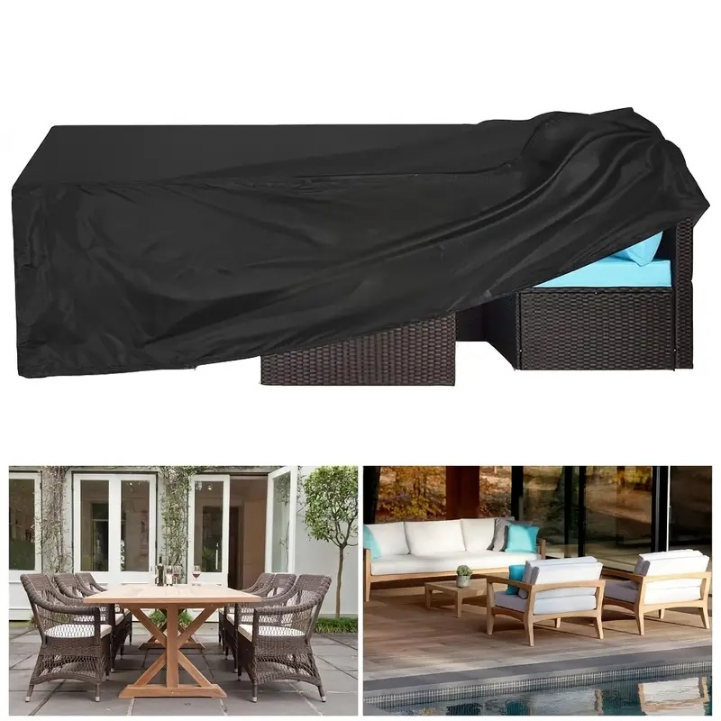 Outdoor Furniture For Patio - Heavy Duty Windproof Garden Furniture Cover