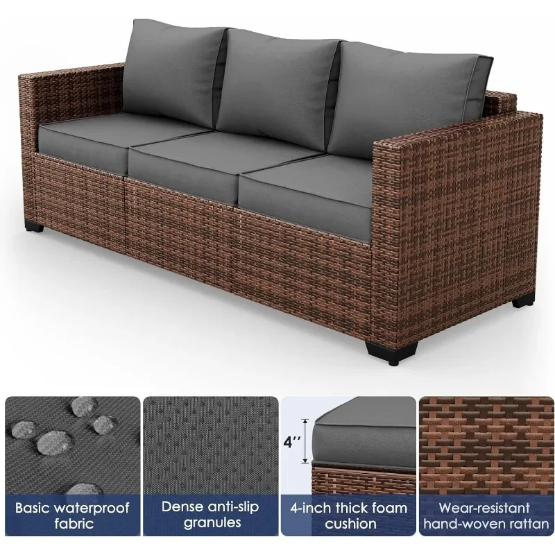 Outdoor Furniture With Fire Pit Table - A Furniture Set with Fire Pit