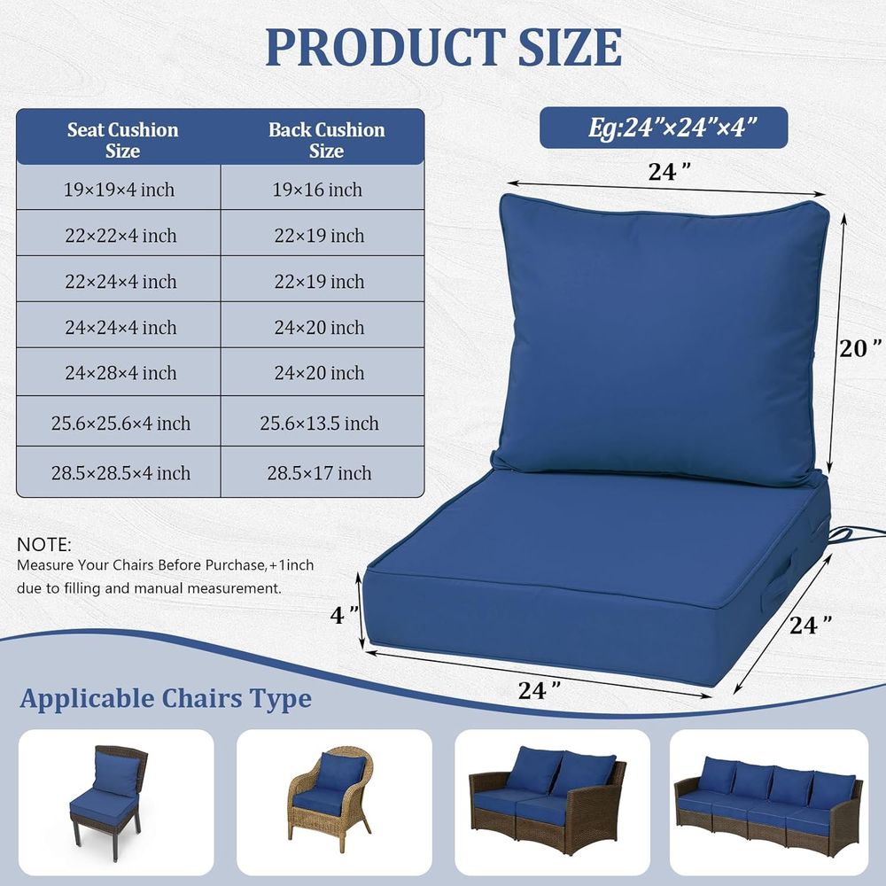 24x24 Outdoor Deep Seat Cushio - Outdoor Furniture For Patio ulasan dan harga