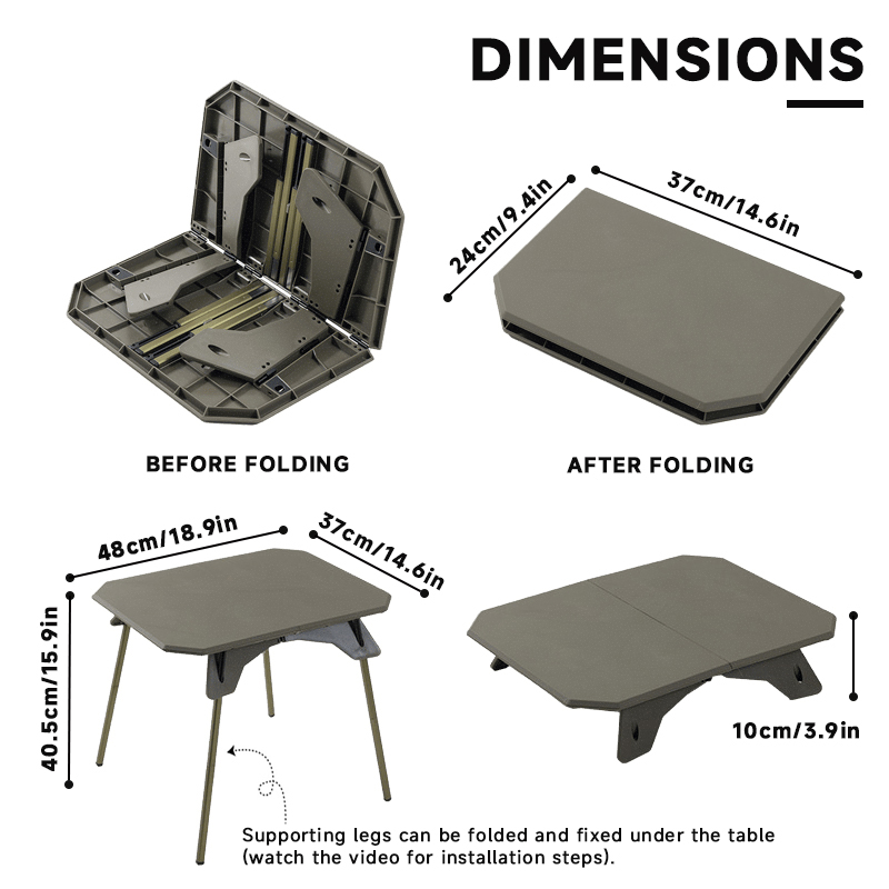 WESTTUNE Outdoor Camping Table - Outdoor Furniture Australia ulasan dan harga