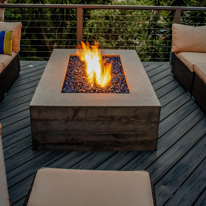 is-Modern Corten Steel Fire Pl - Outdoor Furniture With Fire Pit Table ulasan dan harga