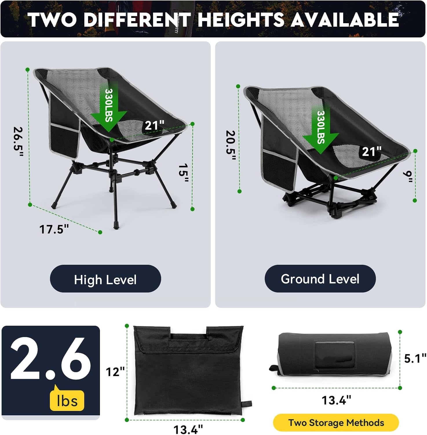 Lightweight Camping Chair,Camp - Outdoor Furniture Recliner Set ulasan dan harga