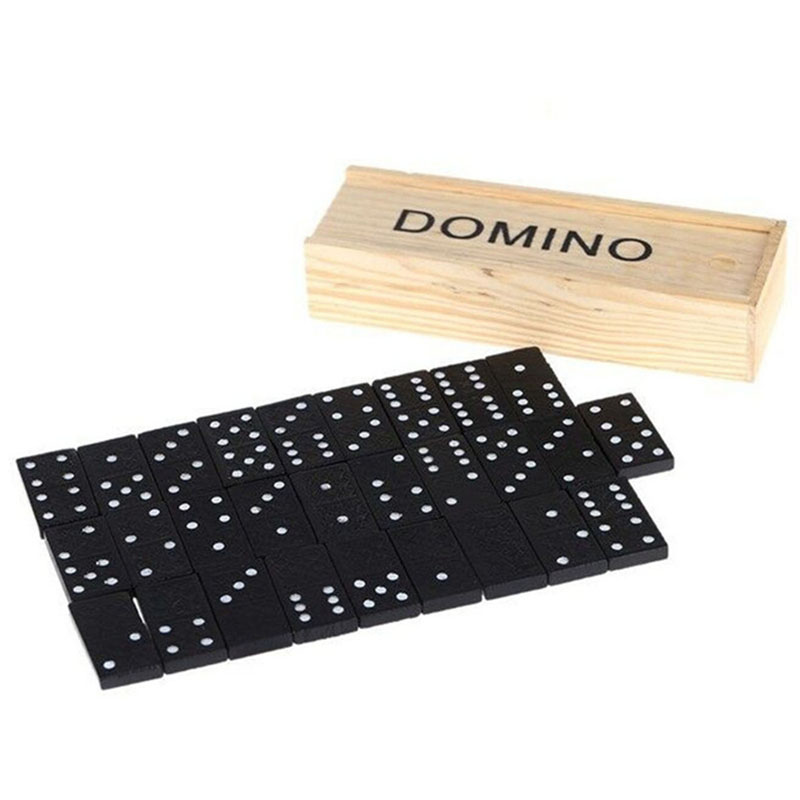 28pcs/Set Wooden Domino Board  - Outdoor Furniture Australia ulasan dan harga