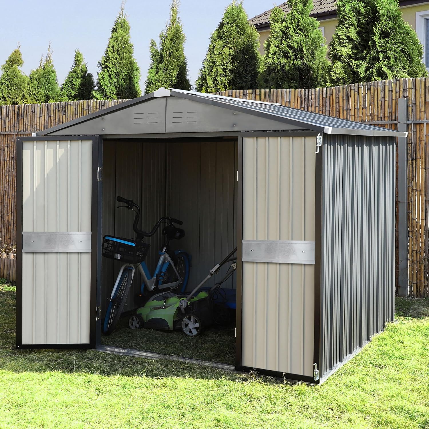 10' x 10' Outdoor Storage Shed - Outdoor Furniture For Patio ulasan dan harga