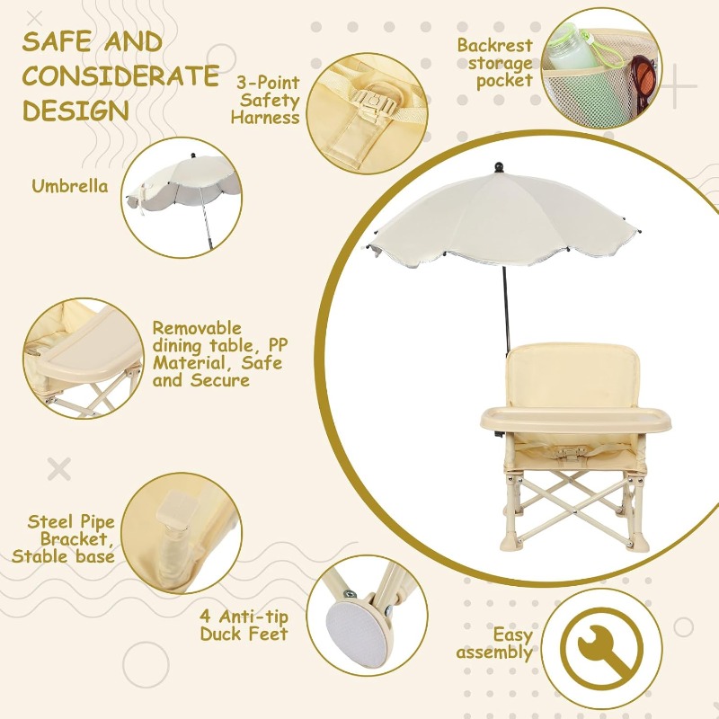 Baby Outdoor Beach Chair with  - Outdoor Furniture Australia ulasan dan harga