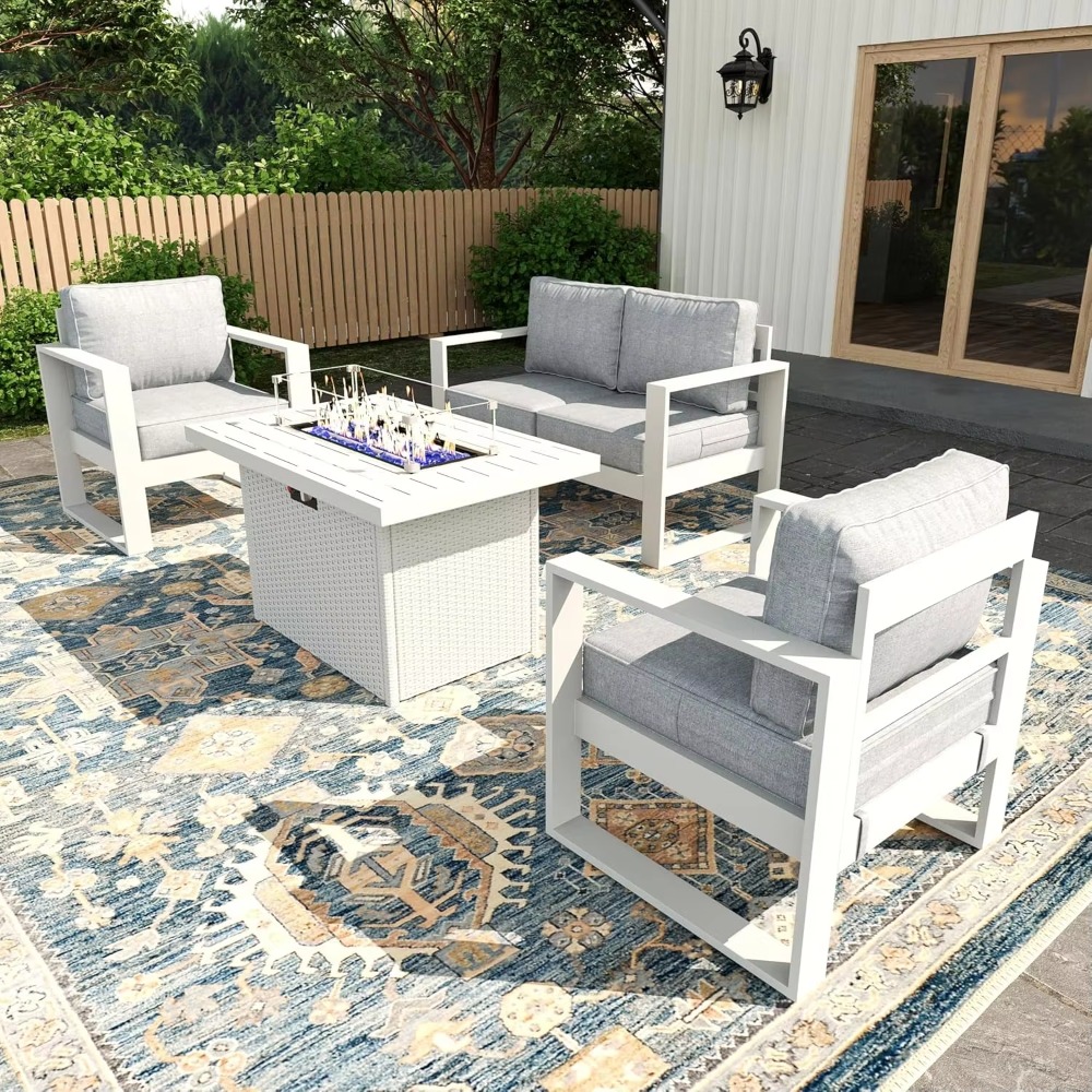 Terrace Seat Set Balcony Furni - Outdoor Furniture Fire Table ulasan dan harga