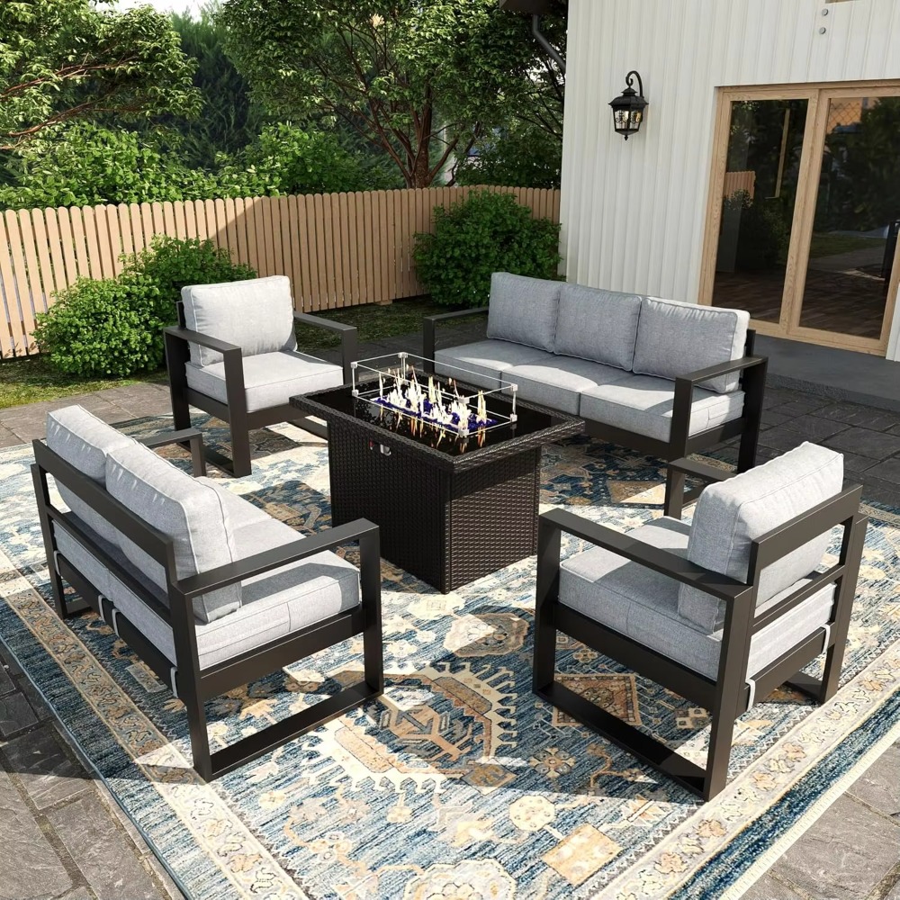 Terrace Seat Set Balcony Furni - Outdoor Furniture Fire Table ulasan dan harga