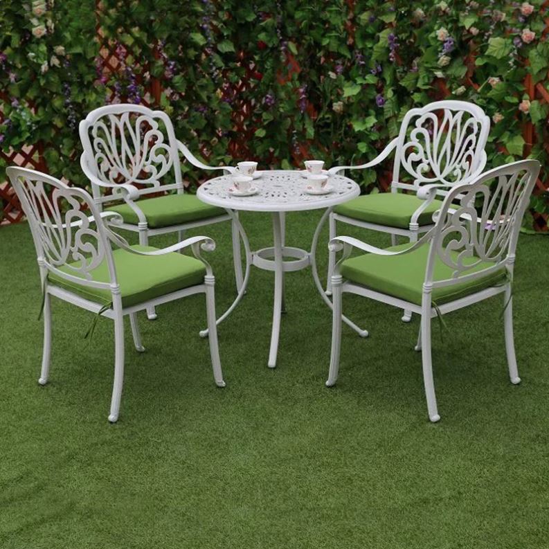 Garden Set Cast Aluminum Outdo - Outdoor Furniture With Fire Pit Table ulasan dan harga