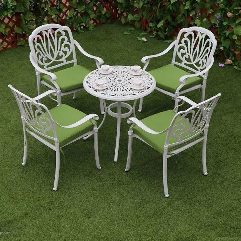 Garden Set Cast Aluminum Outdo - Outdoor Furniture With Fire Pit Table ulasan dan harga