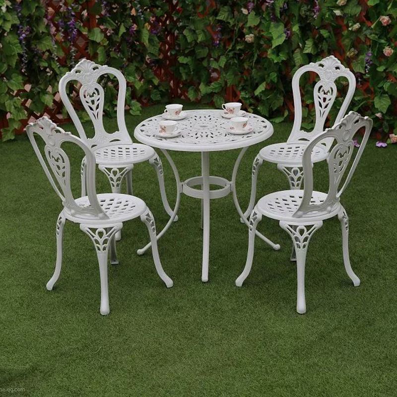 Garden Set Cast Aluminum Outdo - Outdoor Furniture With Fire Pit Table ulasan dan harga